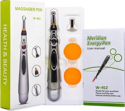 Acupuncture Pen Electric Meridians Laser Therapy Heal Massage Pen Meridian Energy