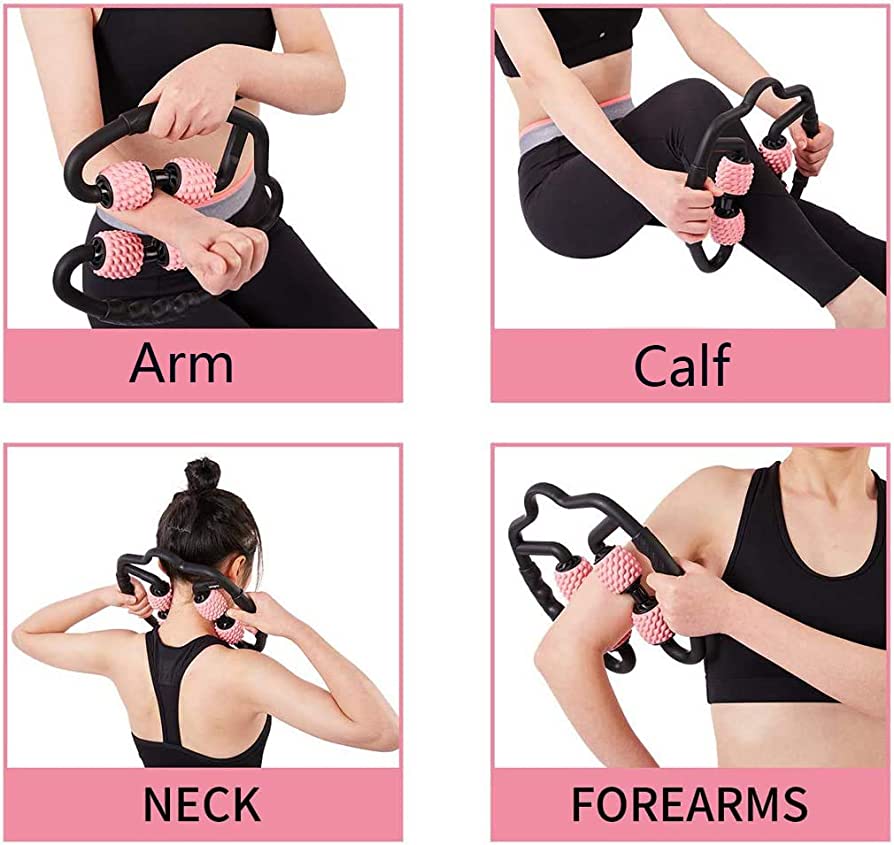 Roller Massage Stick for Leg, Arm and Elbow Muscle Relieve After Workout Exercise Self Massager Deep Tissue Facsia Pain Relieve
