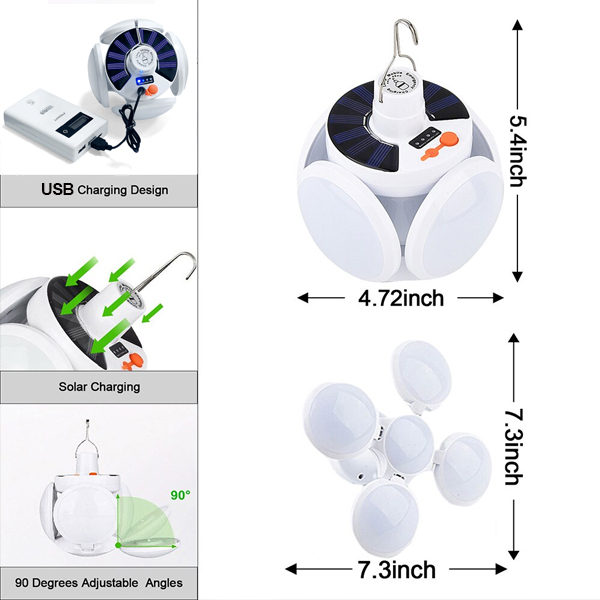 Rechargeable Outdoor Waterproof Emergency Solar Light